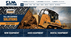 Desktop Screenshot of clmequipment.com